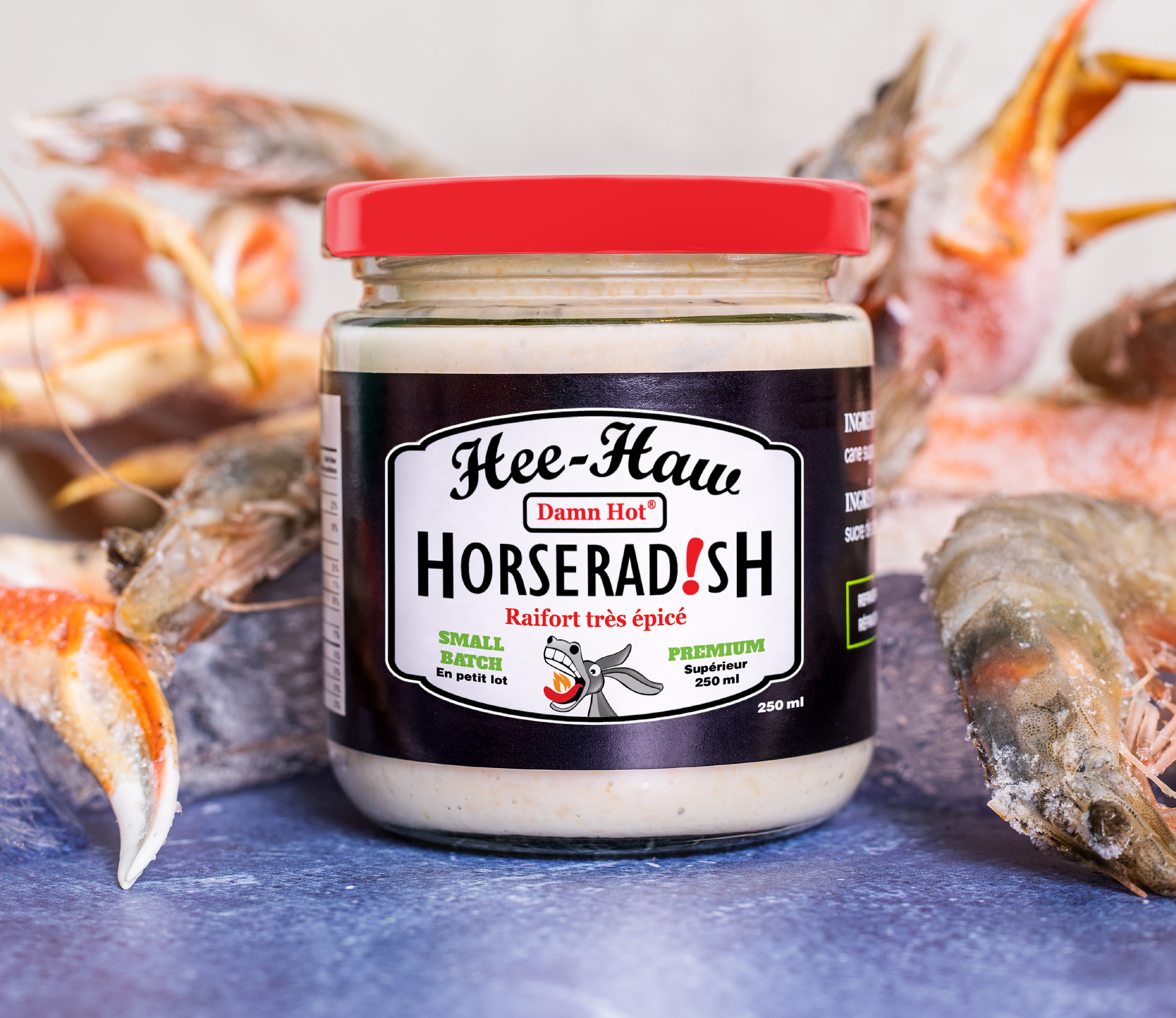 Crab Legs with Horseradish Sauce